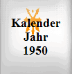 Kalender Jahr 1950